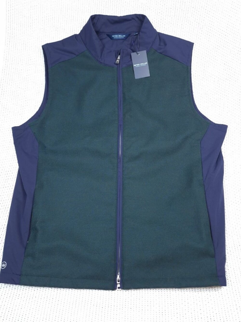 Peter Millar Laci Cambridge Wool Vest Men's Size X-Large Stretch Water Resistant